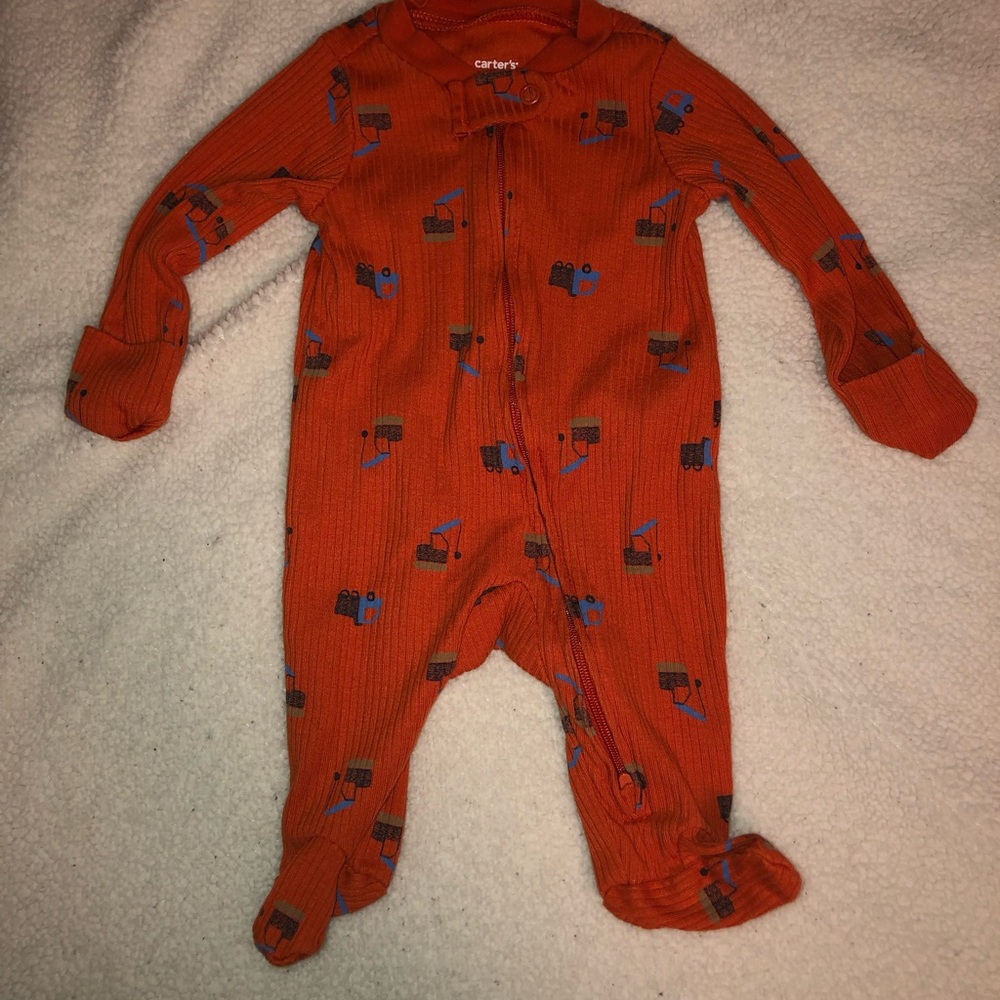 Carters baby boy zip up onesie